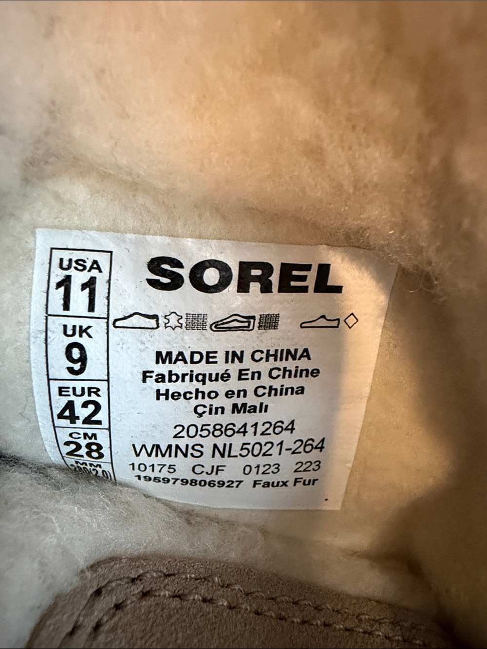 SOREL-Evie II Cozy Booty, Size 11 - Picture 10 of 10